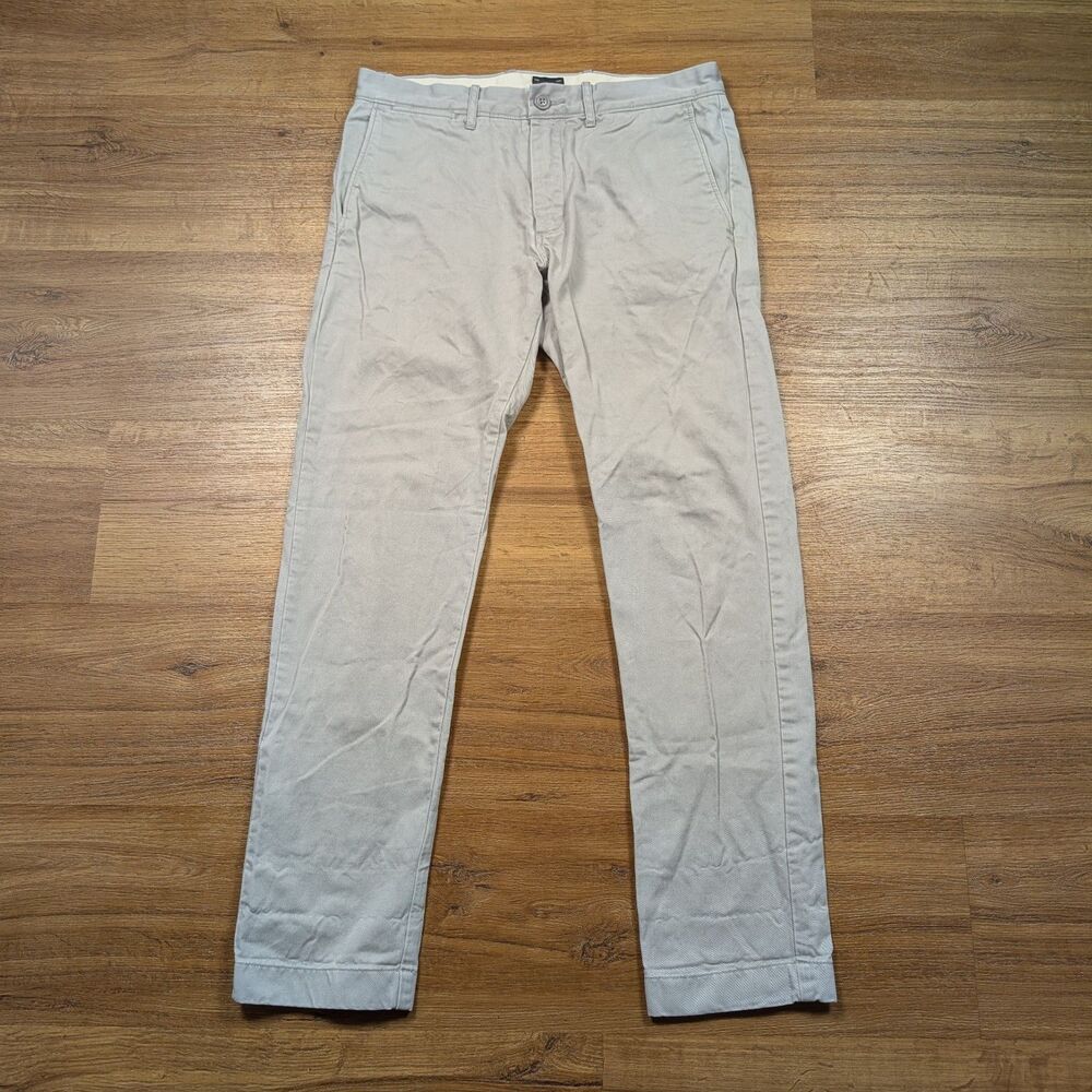 J Crew Broken-in 484 Slim Fit Chino Pants Men's 30x30(29) Slate Gray Preppy